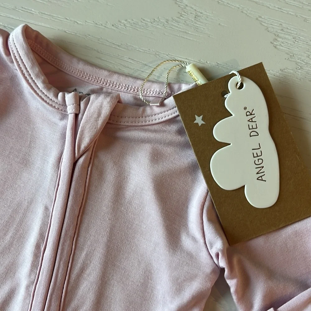 Angel Dear Solid Bamboo Nosegay Pink Newborn 0-3 3-6 9-12 months